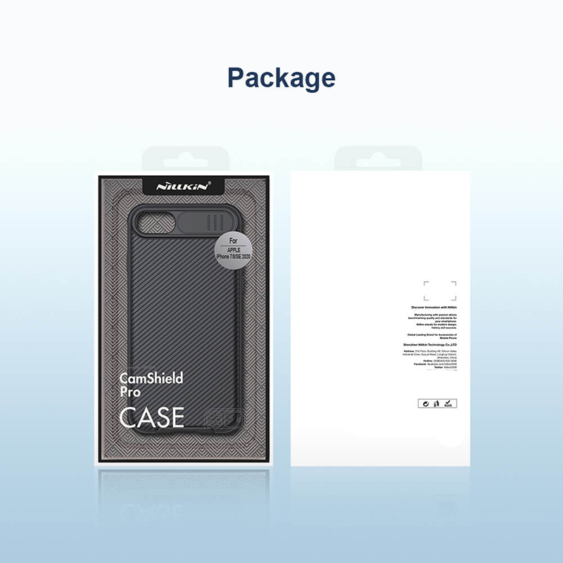 کاور نیلکین مدل Camshield مناسب برای گوشی موبایل اپل Iphone 8 / 7 / SE 2020