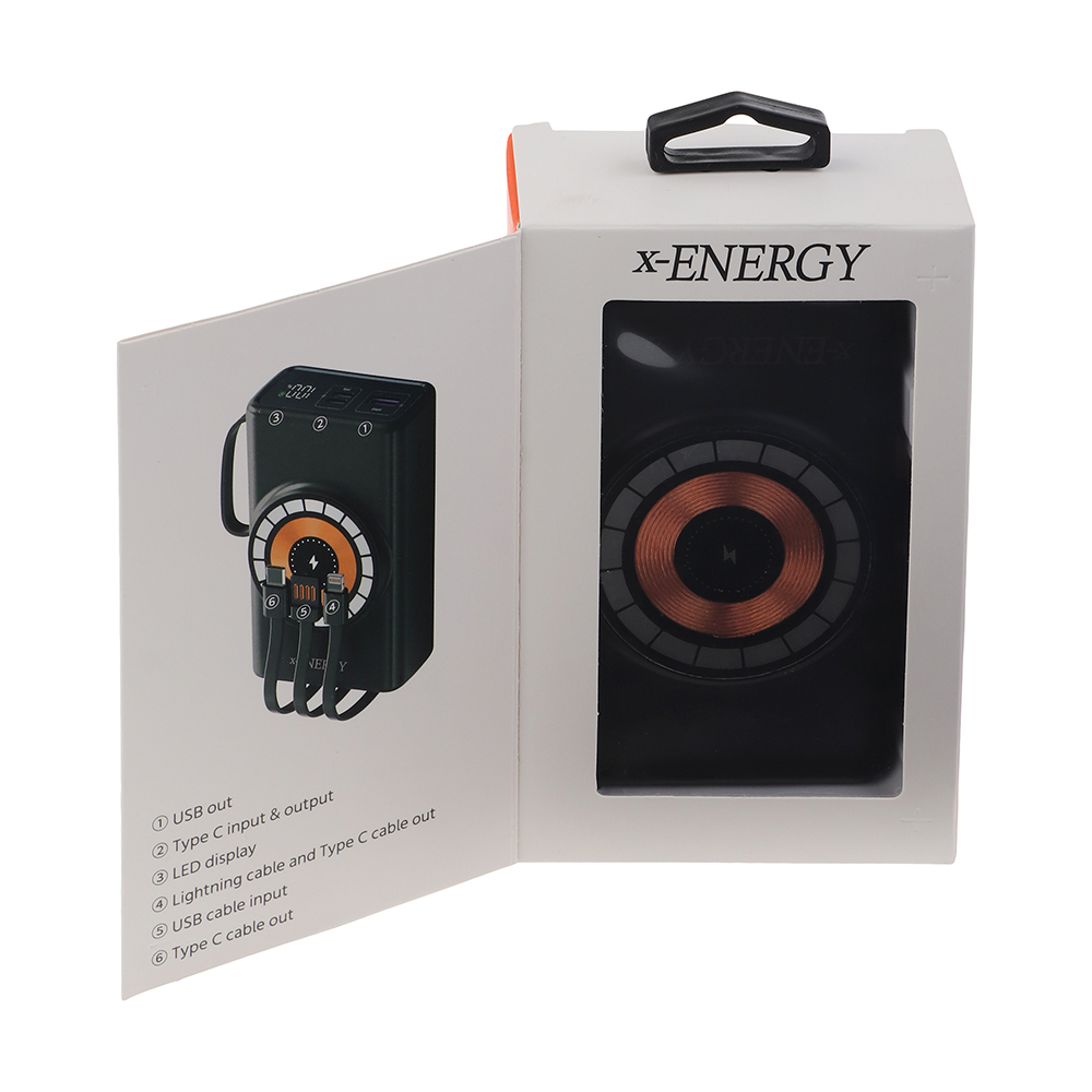 پاوربانک ایکس انرژی مدل X-828M 22.5W ظرفیت 20000 میلی آمپر ساعت