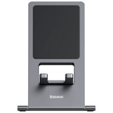 پایه نگهدارنده گوشی موبایل و تبلت بیسوس مدل Foldable Metal Desktop Holder LUKP000013