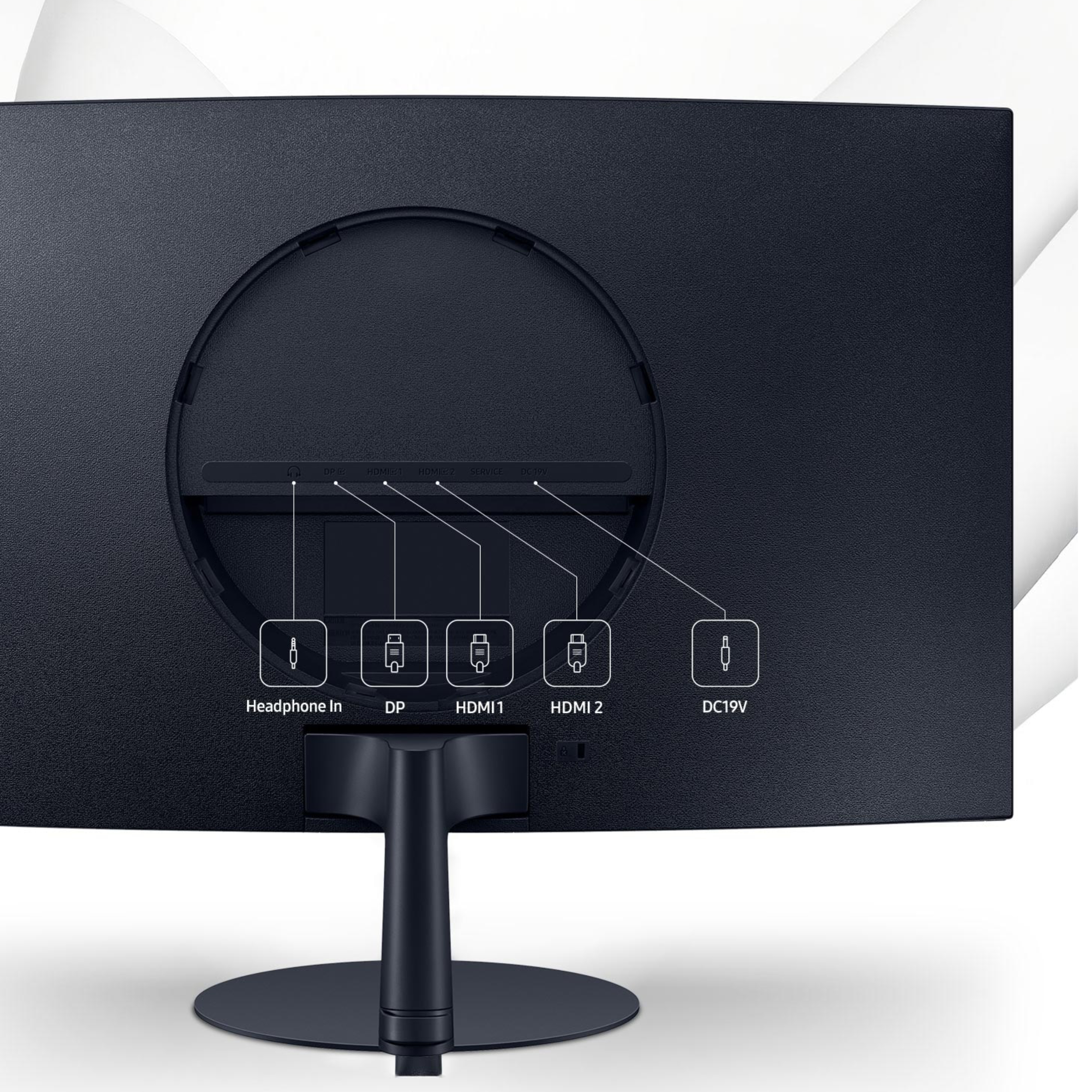 مانیتور خمیده 32 اینچ سامسونگ مدل Essential LS32C390EAMXUE