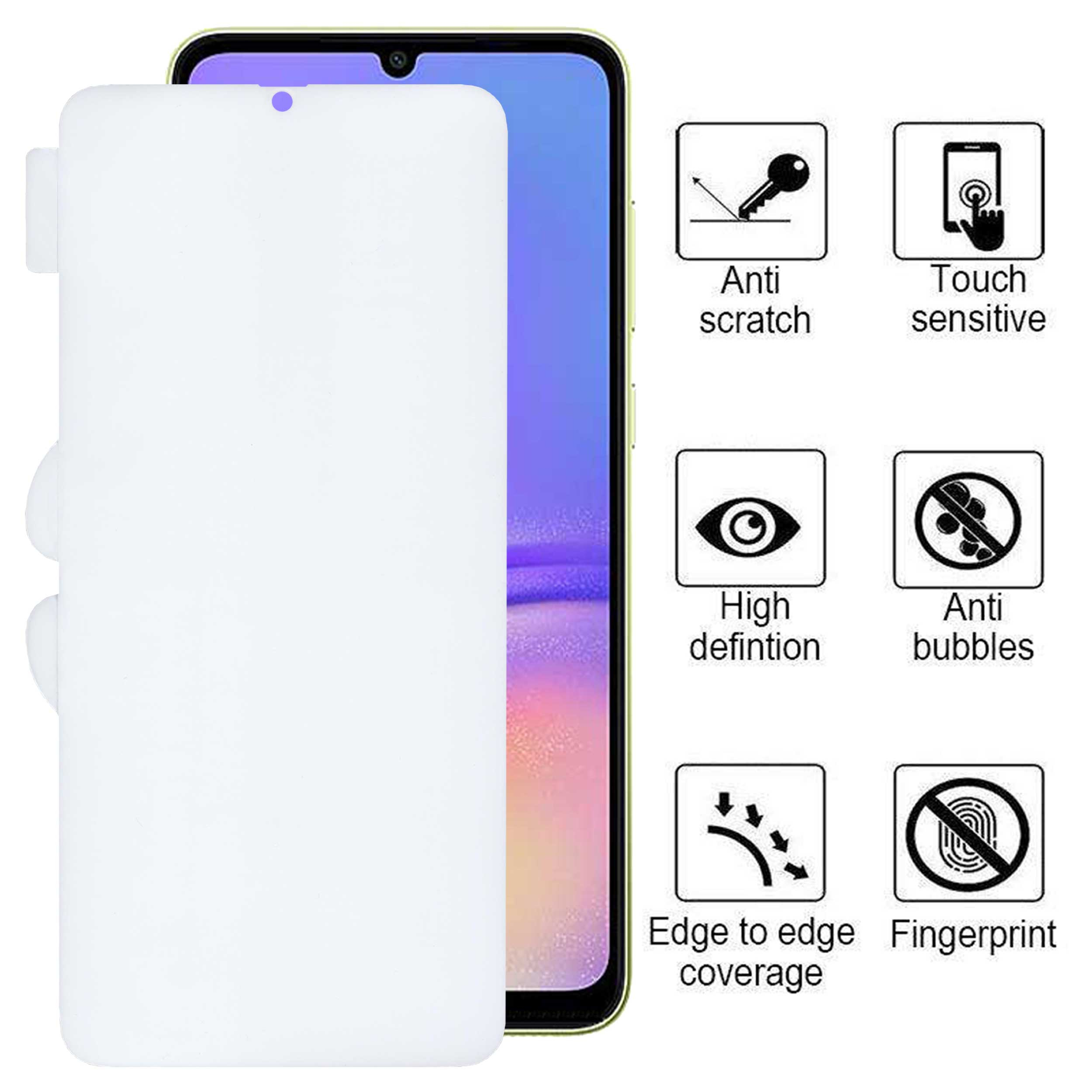 محافظ صفحه نمایش بوف مدل Hydrogel-Cover-G مناسب برای گوشی موبایل سامسونگ Galaxy A05 / A05s / A70 / A70s
