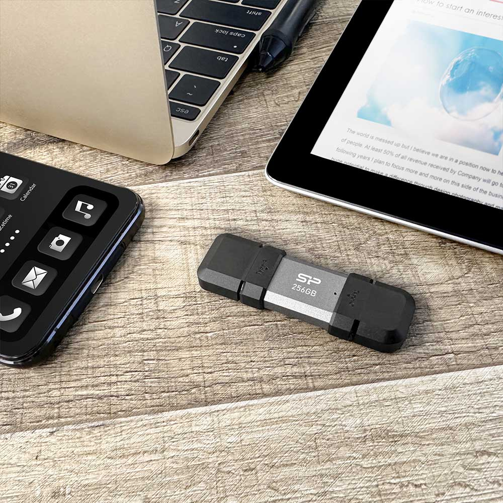 فلش مموری USB3.2 سیلیکون پاور مدل C51 ظرفیت 128 گیگابایت