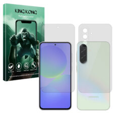 محافظ صفحه نمایش مات کینگ کونگ مدل Tough مناسب برای گوشی موبایل سامسونگ Galaxy A56 به همراه محافظ پشت گوشی