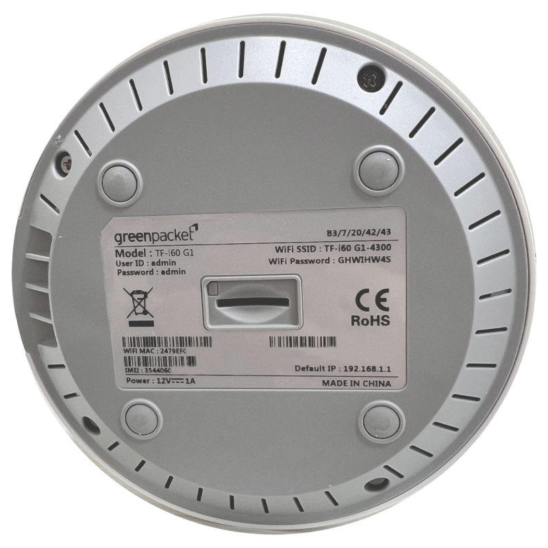 مودم 4G/TD-LTE ایرانسل مدل TF-i60 G1 به همراه سیمکارت دوقلو 4.5G و 240 گیگابایت اینترنت یکساله