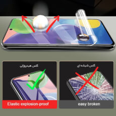 محافظ صفحه نمایش شفاف راک اسپیس مدل HyGEL مناسب برای گوشی موبایل ویوو Y15s به همراه محافظ پشت گوشی