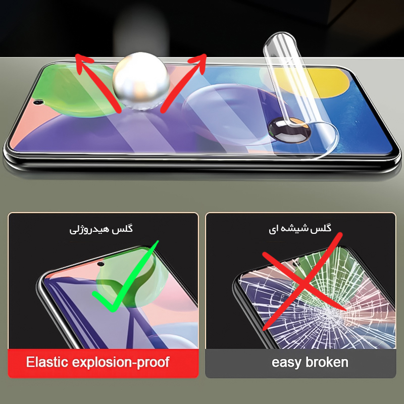 محافظ صفحه نمایش شفاف راک اسپیس مدل Resistant مناسب برای گوشی موبایل اپل iPhone 16 Pro Max به همراه محافظ پشت گوشی