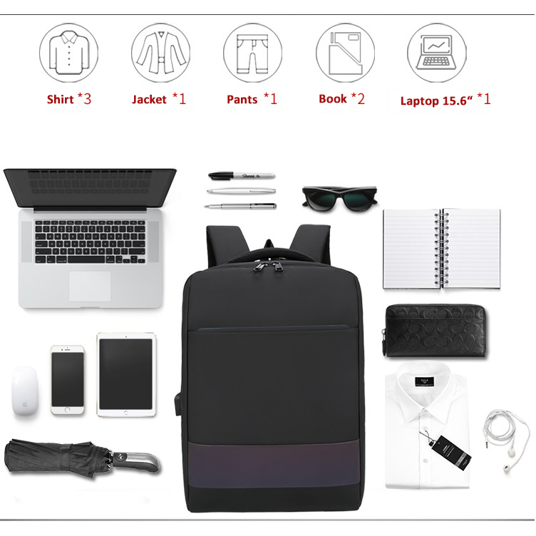 کوله پشتی لپ تاپ مدل 073 مناسب برای لپ تاپ تا 15.6 اینچی