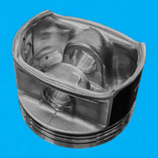 پیستون و گژن پین خودرو عظام مدل 020.OHV.OHVG مناسب برای پژو روآ و آریسان بسته 4 عددی