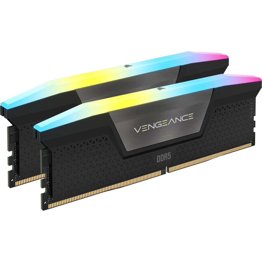 رم دسکتاپ DDR5 تک کاناله 5200 مگاهرتز CL40 کورسیر مدل VENGEANCE ظرفیت 16 گیگابایت