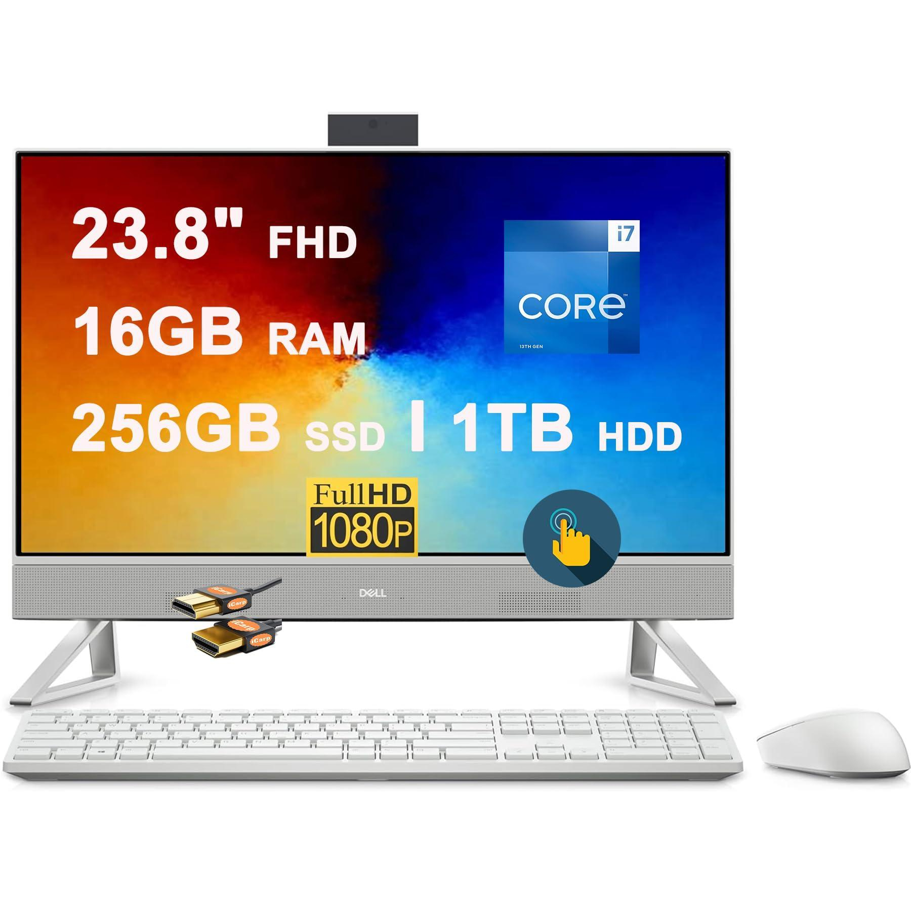 کامپیوتر همه کاره 24 اینچ دل مدل Inspiron 5420-i7 1355U-16GB DDR4-256GB SSD-1TB HDD-Touch