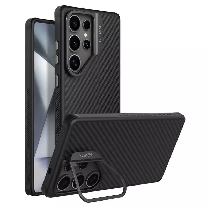 کاور نیلکین مدل CarboProp Magnetic MagSafe Aramid مناسب برای گوشی موبایل سامسونگ Galaxy S25 Ultra