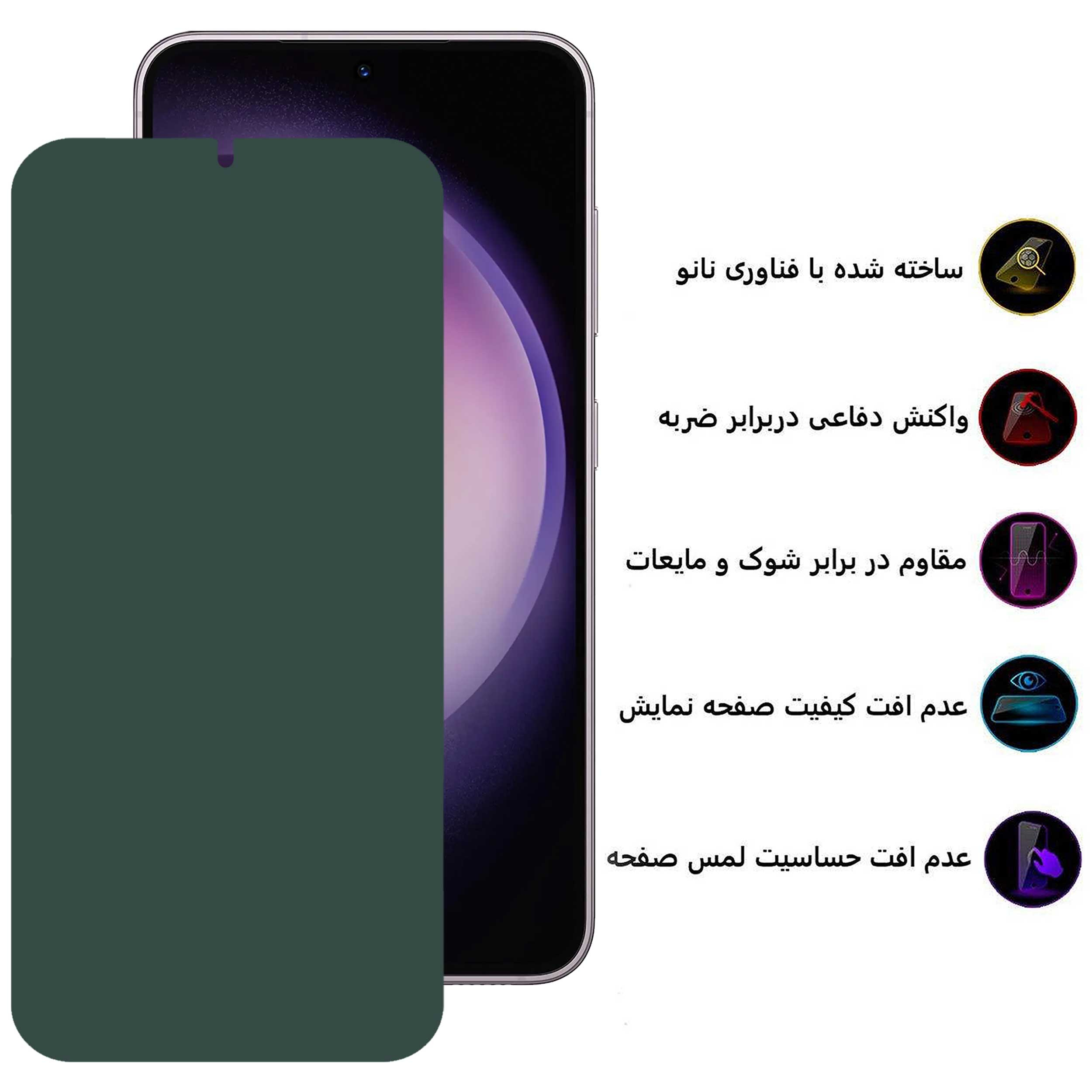 محافظ صفحه نمایش بوف مدل Full Body-G مناسب برای گوشی موبایل سامسونگ Galaxy S23 / S22