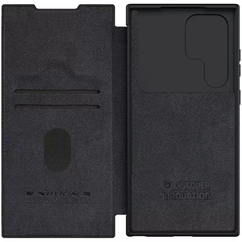کیف کلاسوری نیلکین مدل Qin Pro Leather Case مناسب برای گوشی موبایل سامسونگ Galaxy S25 Ultra