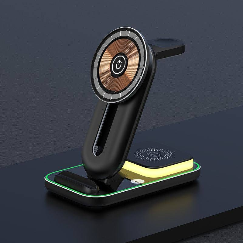 شارژر رومیزی مدل Magnetic 4in1 Wireless charger A8
