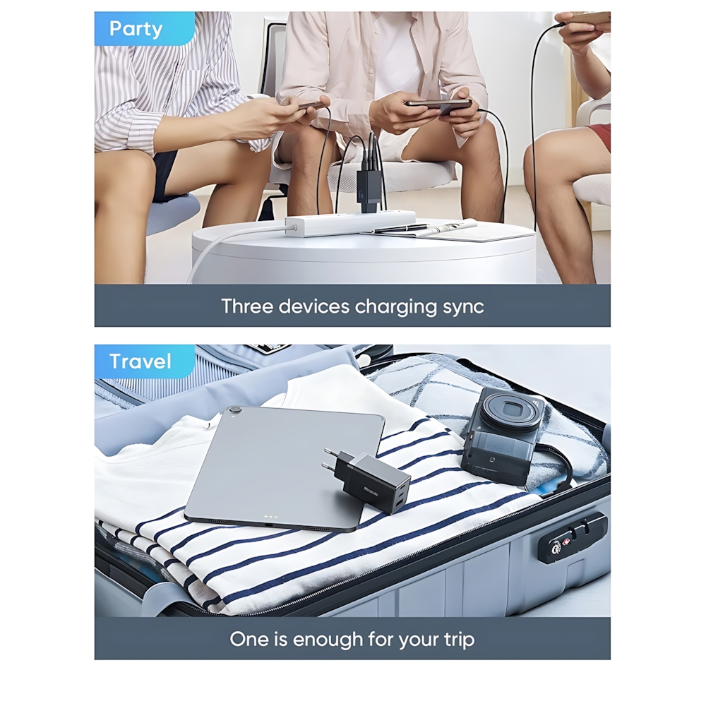 شارژر دیواری 67 وات مک دودو مدل CH-1541 GaN5