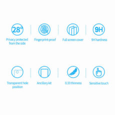 محافظ صفحه نمایش حریم شخصی کی-دوو مدل Pcy مناسب برای گوشی موبایل اپل iPhone 14 Plus / iPhone 13 Pro Max