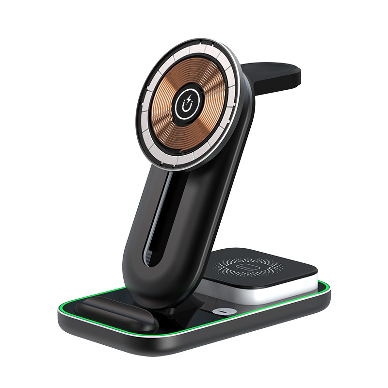شارژر رومیزی مدل Magnetic 4in1 Wireless charger A8