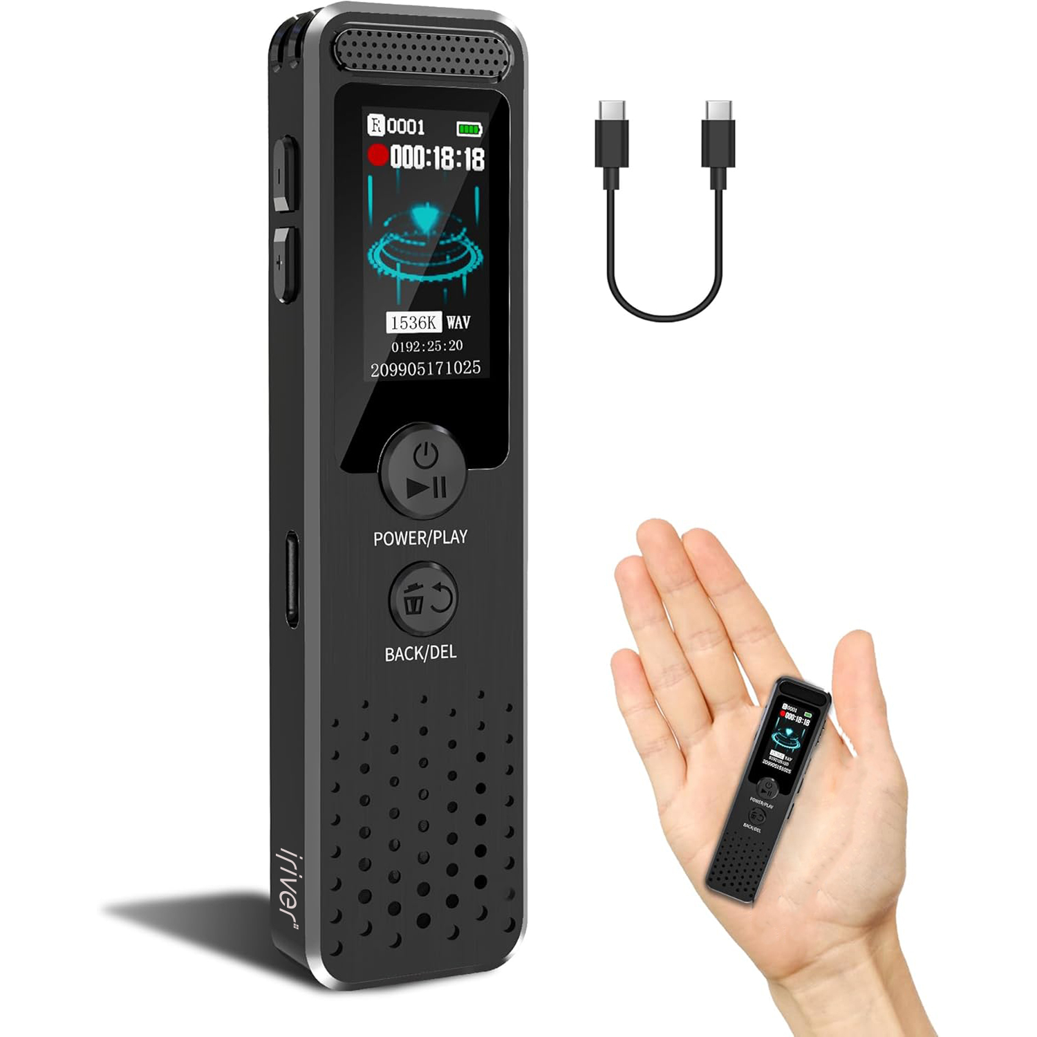 ضبط کننده دیجیتالی صدا آیریور مدل V69-64GB