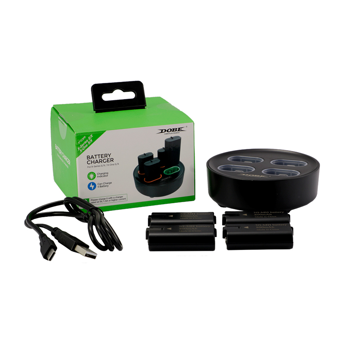 پایه شارژر و باتری دسته بازی ایکس باکس سریز و وان دابی مدل DOBE TYX-0645