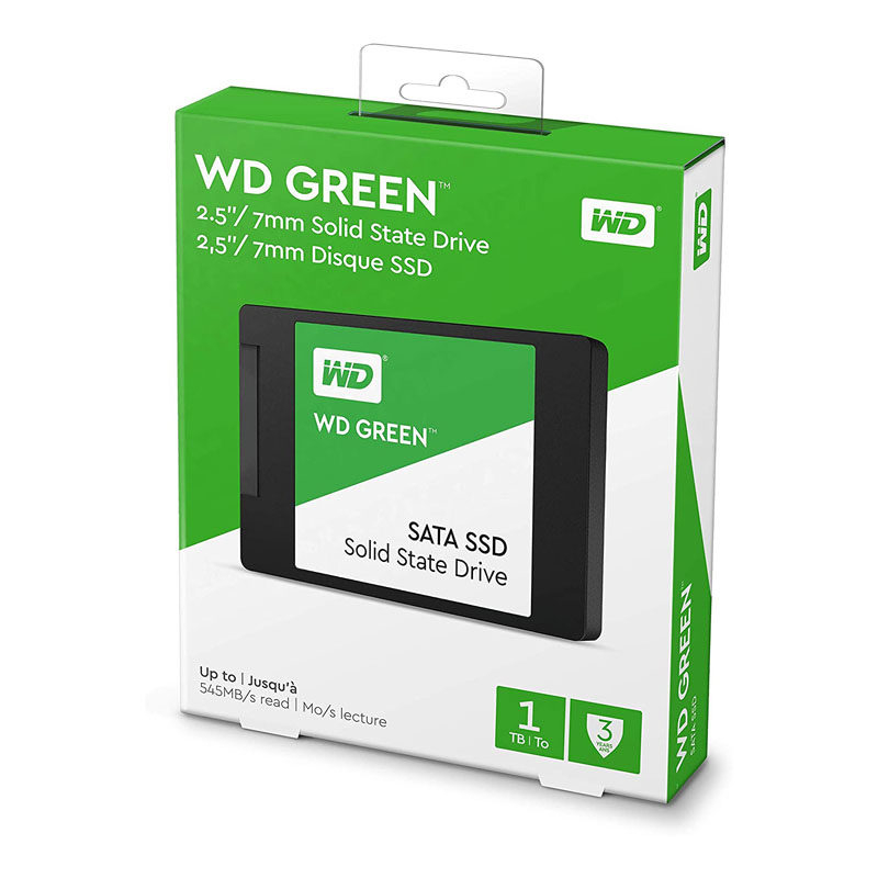 اس اس دی اینترنال وسترن دیجیتال مدل Green ظرفیت 1 ترابایت