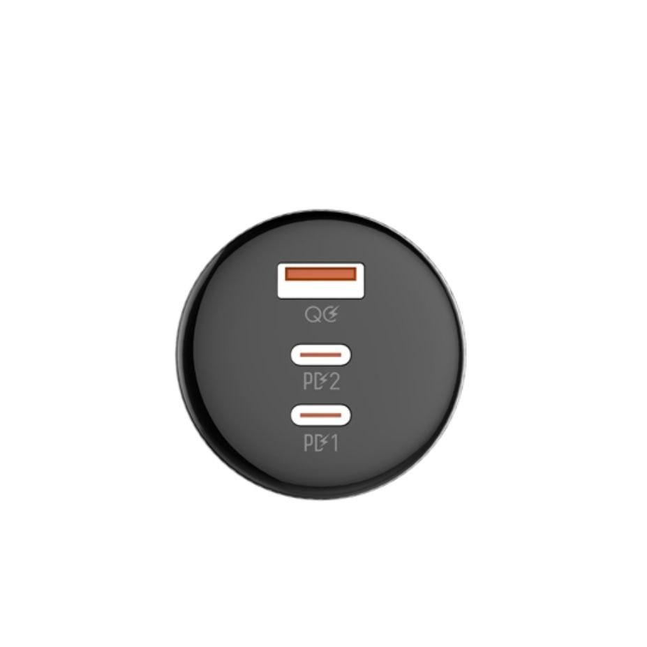 شارژر فندکی 160 وات الدینیو مدل ‌C102 به همراه کابل usb-C