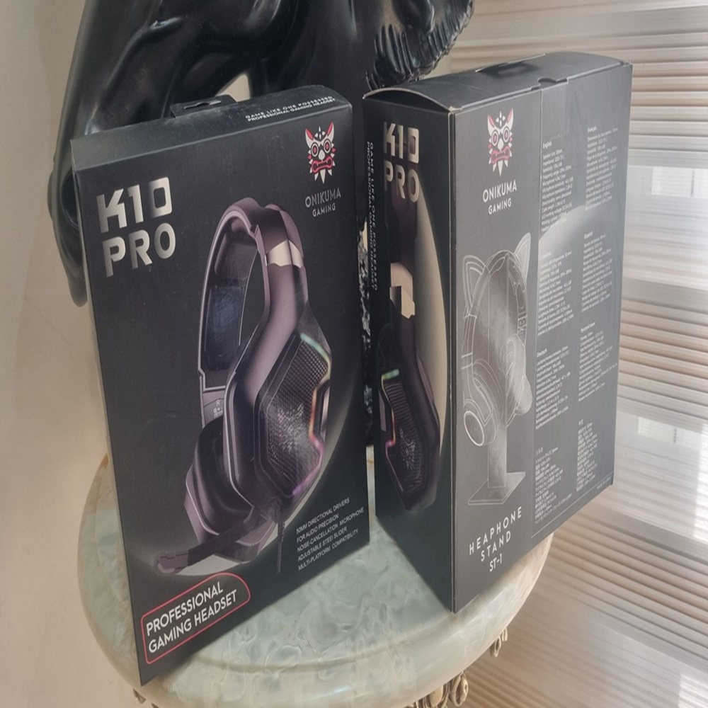 هدست گیمینگ اونیکوما مدل K10 PRO به همراه پایه