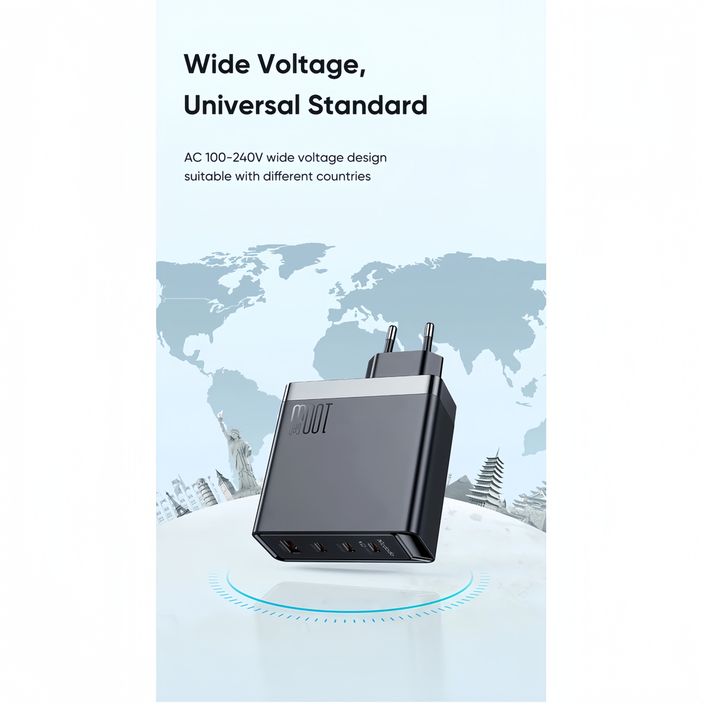 شارژر دیواری 100 وات مک دودو مدل CH-514