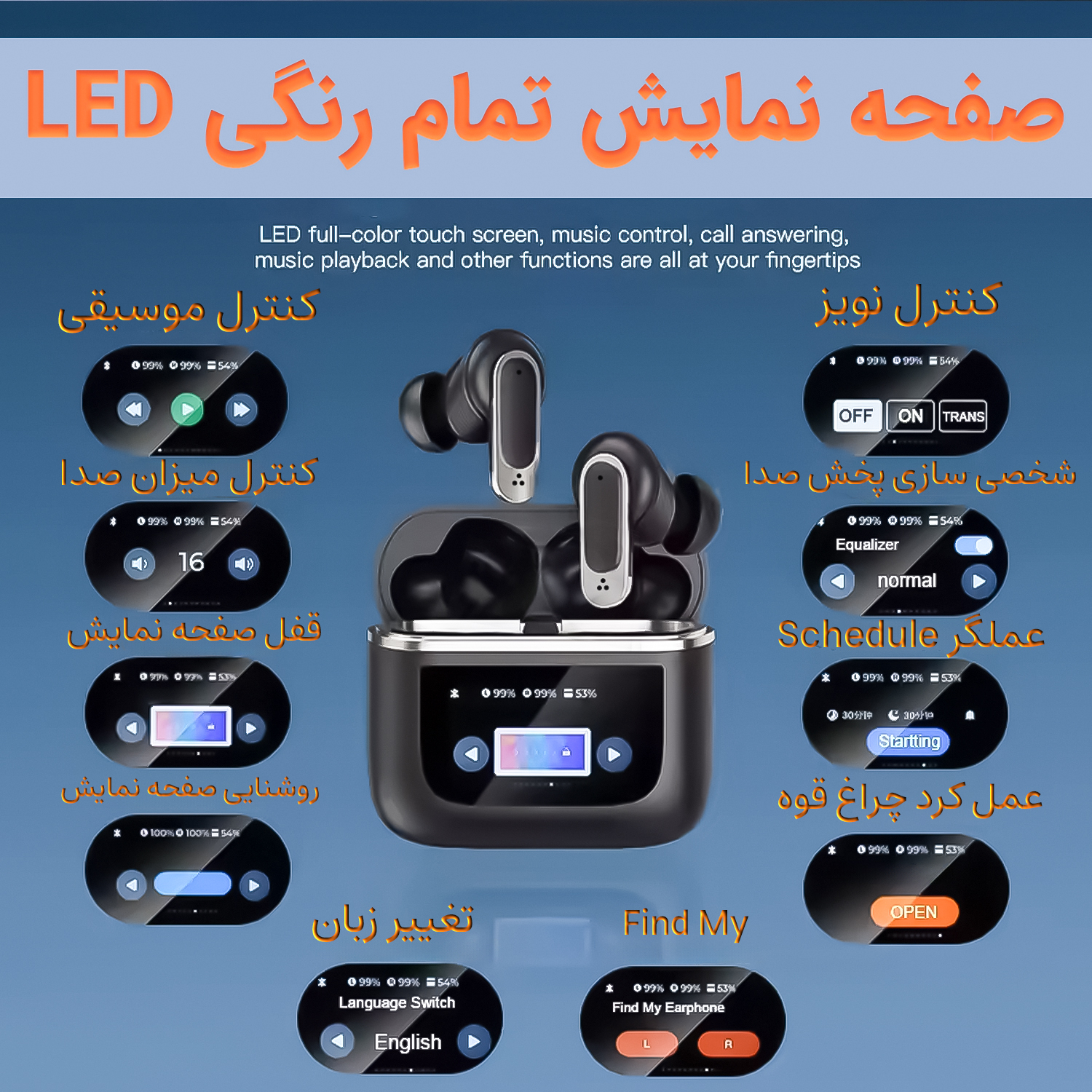هدفون بلوتوثی لوکسار مدل V8