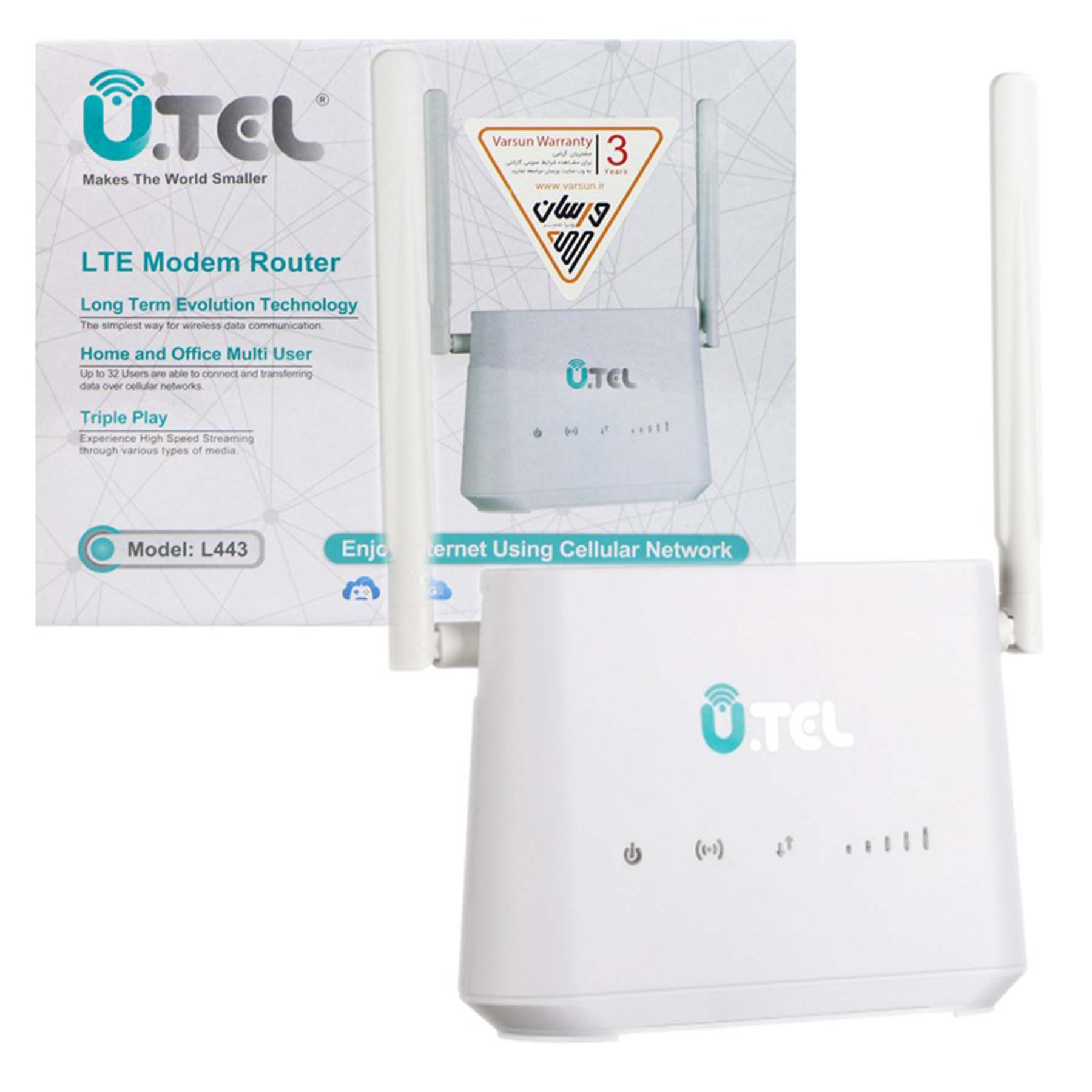 مودم روتر بی سیم 4G LTE یوتل مدل L443