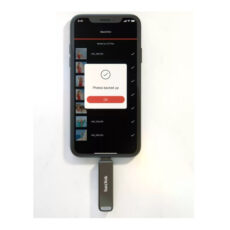 فلش مموری سن دیسک مدل PHONE DRIVE ( LIGHTNING / TYPE-C ) ظرفیت 64 گیگابایت با رابط لایتنینگ، USB Type-C