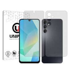 محافظ صفحه نمایش مات یونی پرو مدل Explosion Proof مناسب برای گوشی موبایل سامسونگ Galaxy A16 به همراه محافظ پشت گوشی