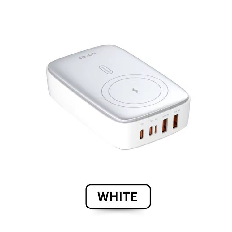 شارژر رومیزی الدینیو مدل GAN-6IN1-Q4010-140W