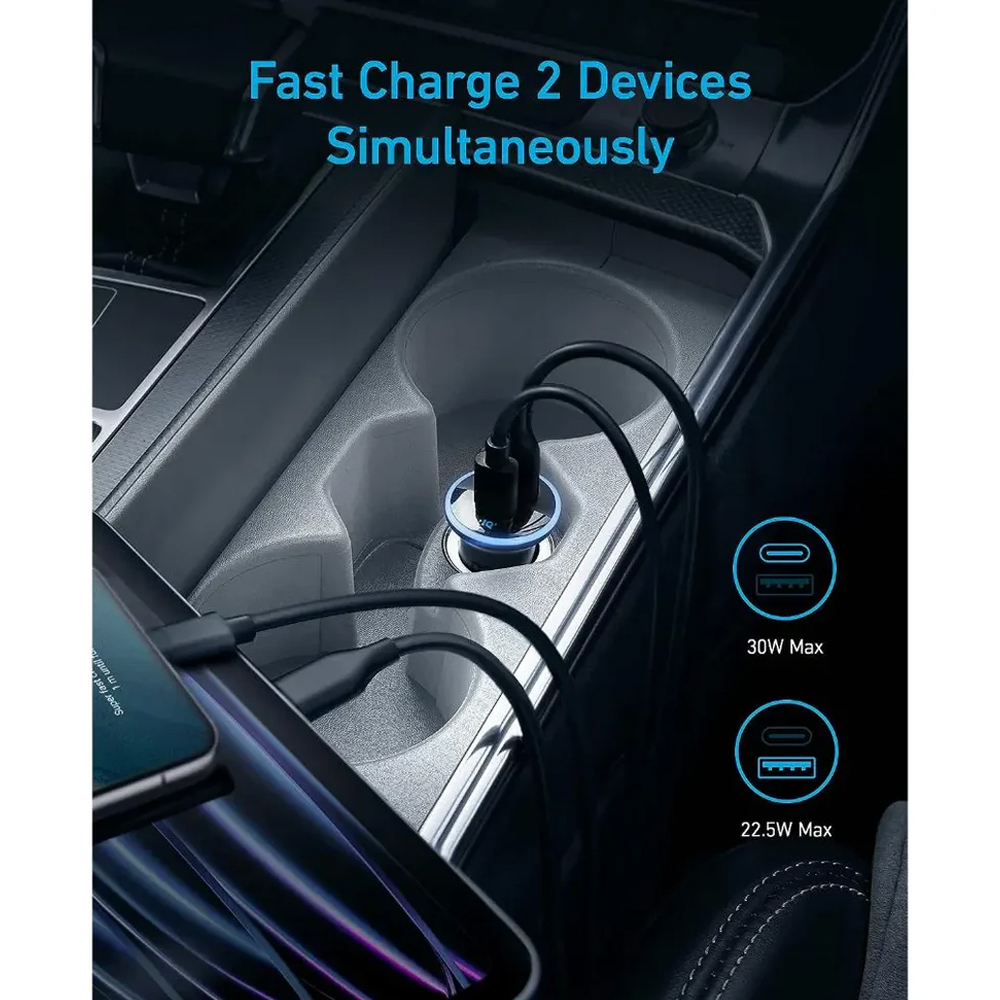 شارژر فندکی 52.5 وات انکر مدل A2735