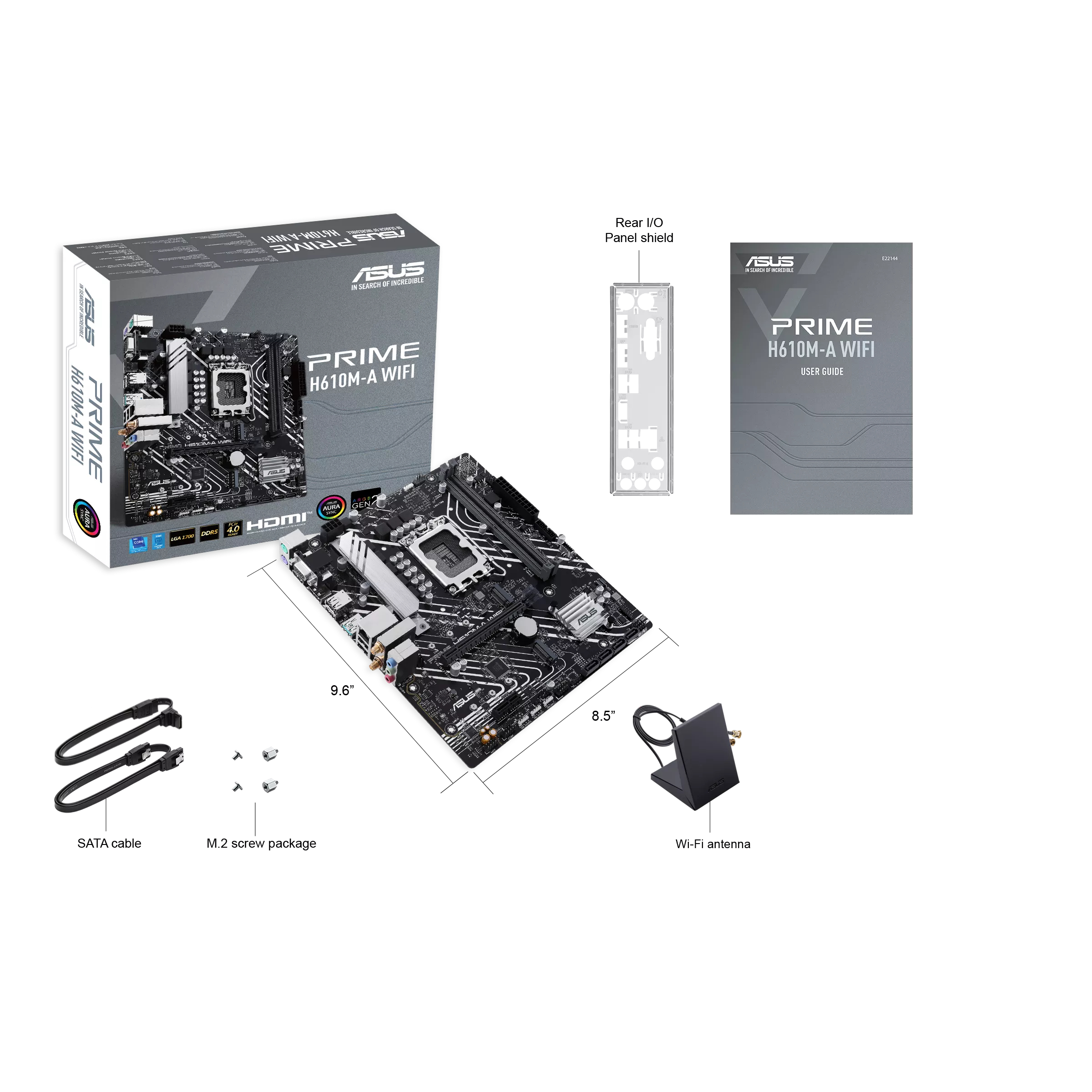 مادربرد ایسوس مدل PRIME H610M-A WIFI
