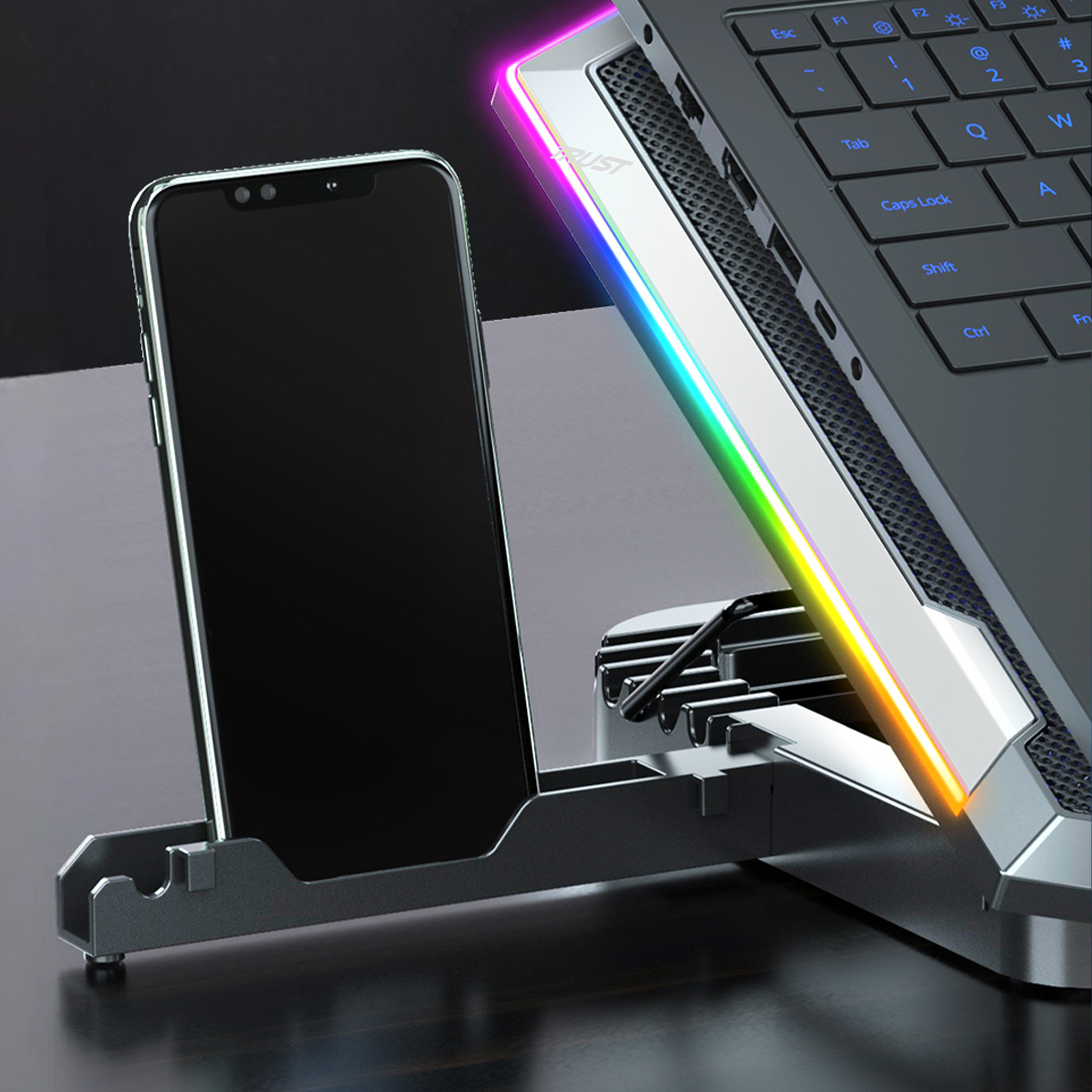 پایه خنک کننده  لپ تاپ تراست مدل TPad 4 Plus