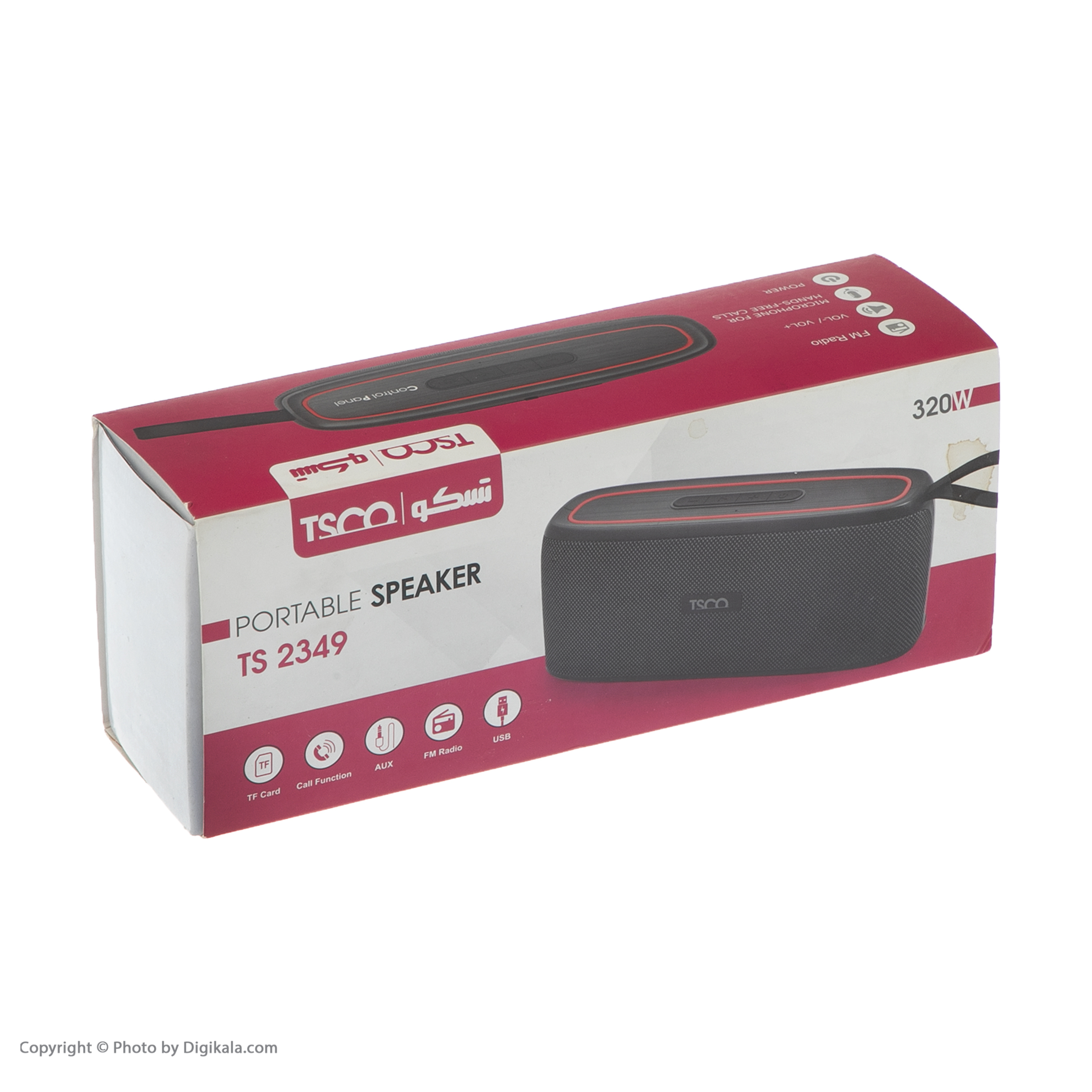 اسپیکر بلوتوثی قابل حمل تسکو مدل TS 2349