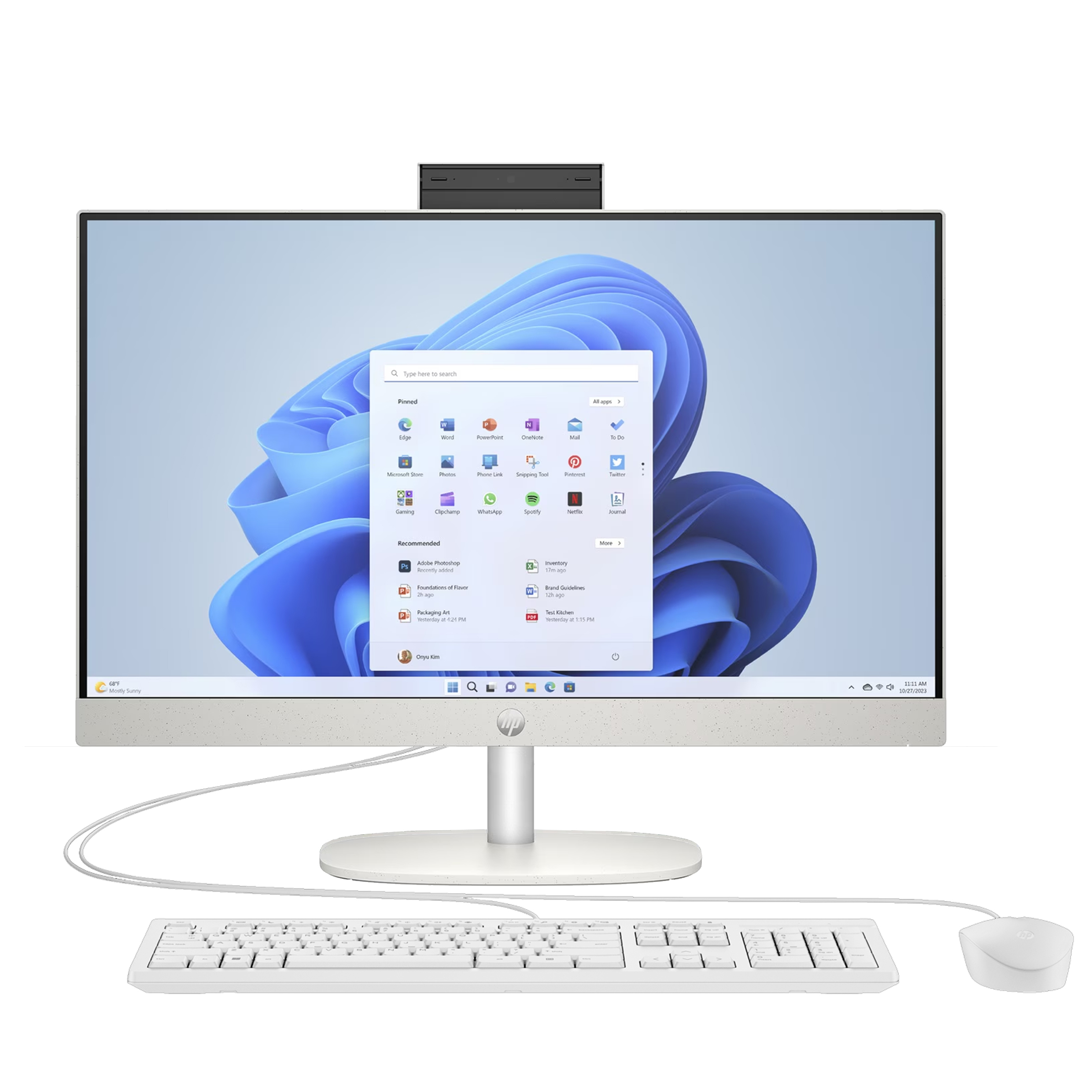 کامپیوتر همه کاره 23.8 اینچ اچ‌ پی مدل 24 CR1006nh-Ultra5 125U 32GB 1SSD Intel Touch