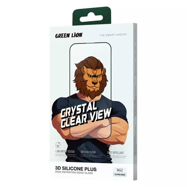 محافظ صفحه نمایش گرین لاین مدل 3D Silicone Plus مناسب برای گوشی موبایل اپل iPhone 16 Pro