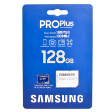 کارت حافظه microSDXC سامسونگ مدل Pro Plus کلاس 10 استاندارد UHS-I U3 سرعت 180MBps ظرفیت 128 گیگابایت