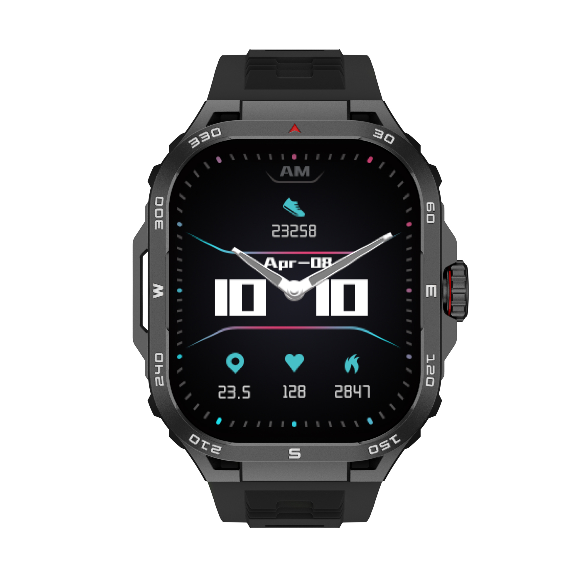 ساعت هوشمند تی سی اچ مدل Z10 Ultra، مناسب برای ورزش، روزمره، دارای قابلیت‌های صفحه نمایش رنگی و لمسی، کنترل موسیقی، قابلیت مکالمه از طریق بلوتوث، بند سیلیکونی