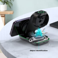 شارژر رومیزی مدل Magnetic 4in1 Wireless charger A8