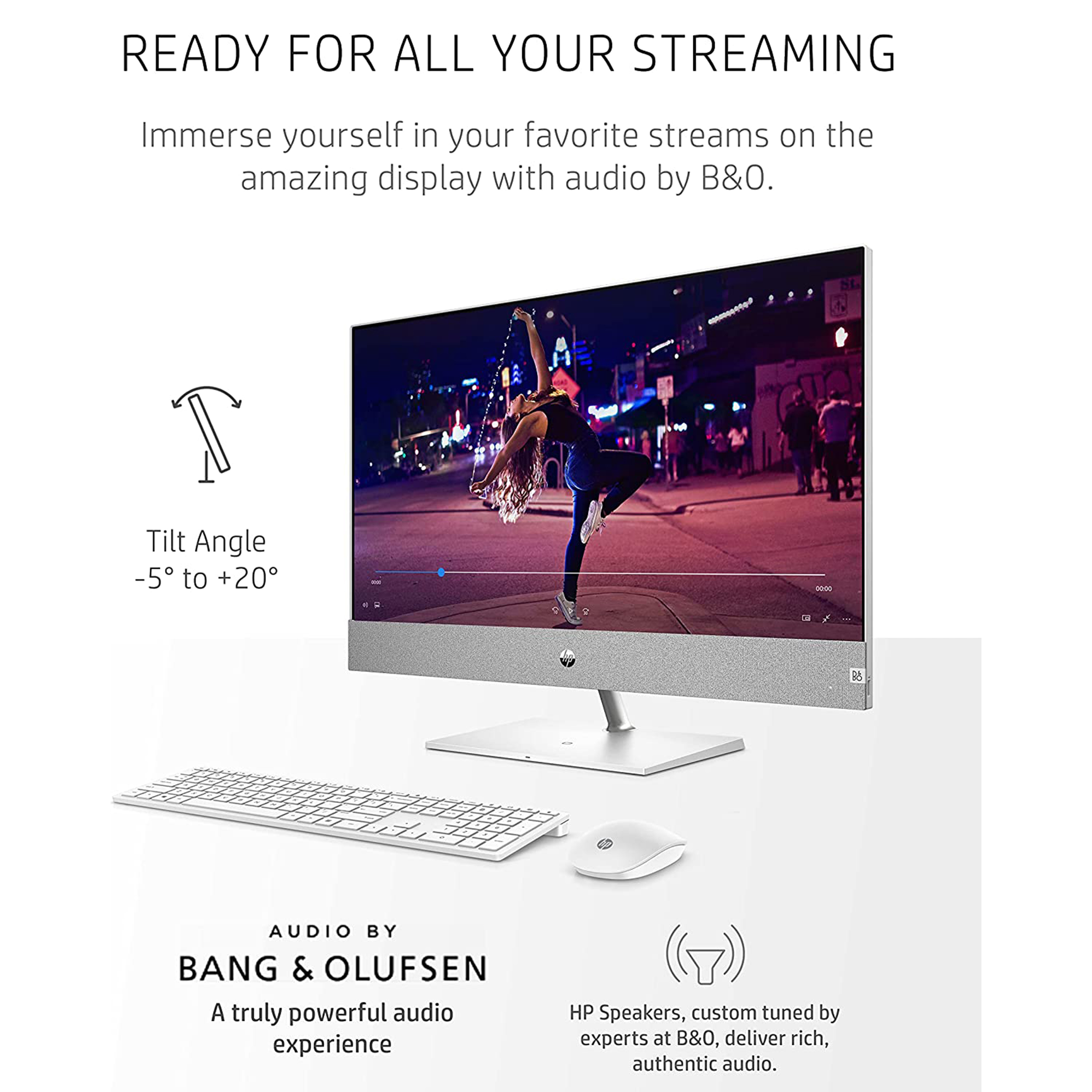 کامپیوتر همه کاره 23.8 اینچ اچ پی مدل Pavilion 24 CA2187nh-i5 13400T 16GB 1SSD RTX3050