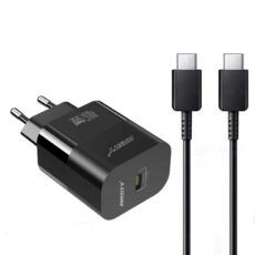 شارژر دیواری 45 وات انستی مدل AY-014 به همراه کابل تبدیل USB-C