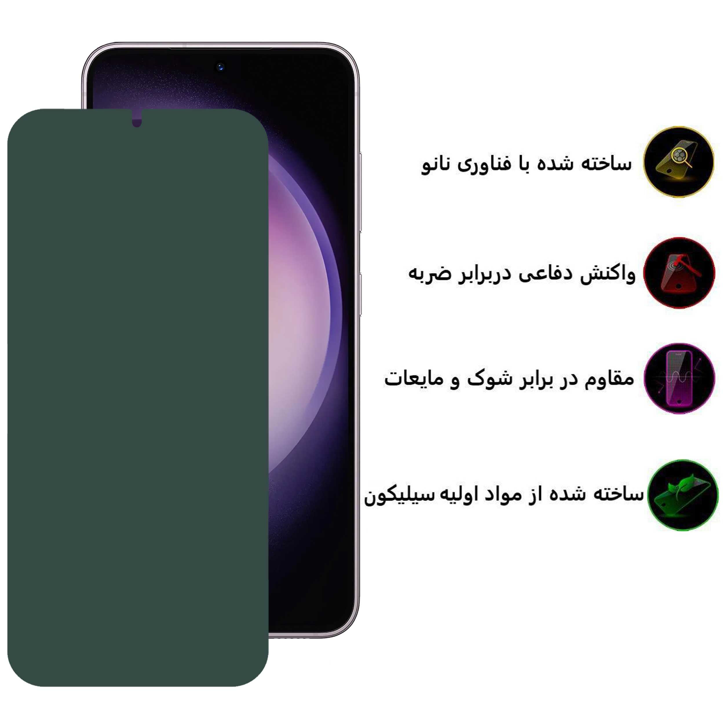 محافظ صفحه نمایش بوف مدل Full Body-G مناسب برای گوشی موبایل سامسونگ Galaxy S23 / S22