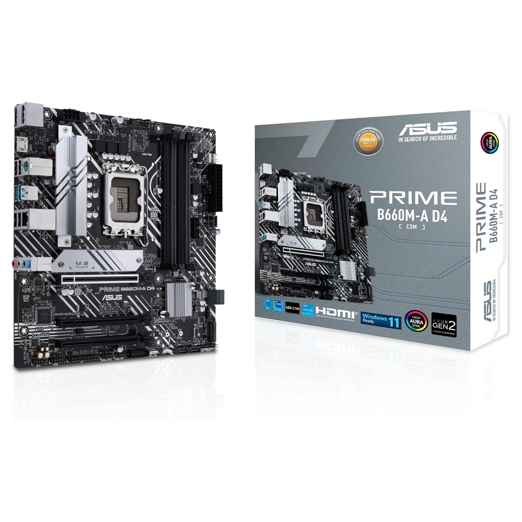 مادربرد ایسوس مدل PRIME B660M-A D4-CSM