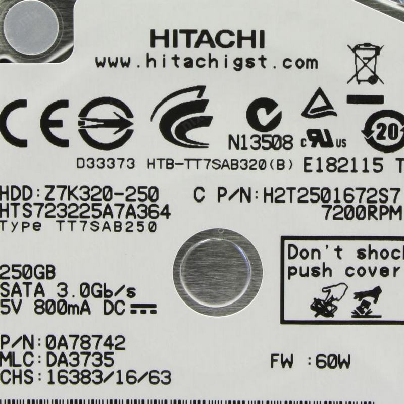 هارددیسک اینترنال هیتاچی مدل Z7K320-250 ظرفیت 250 گیگابایت