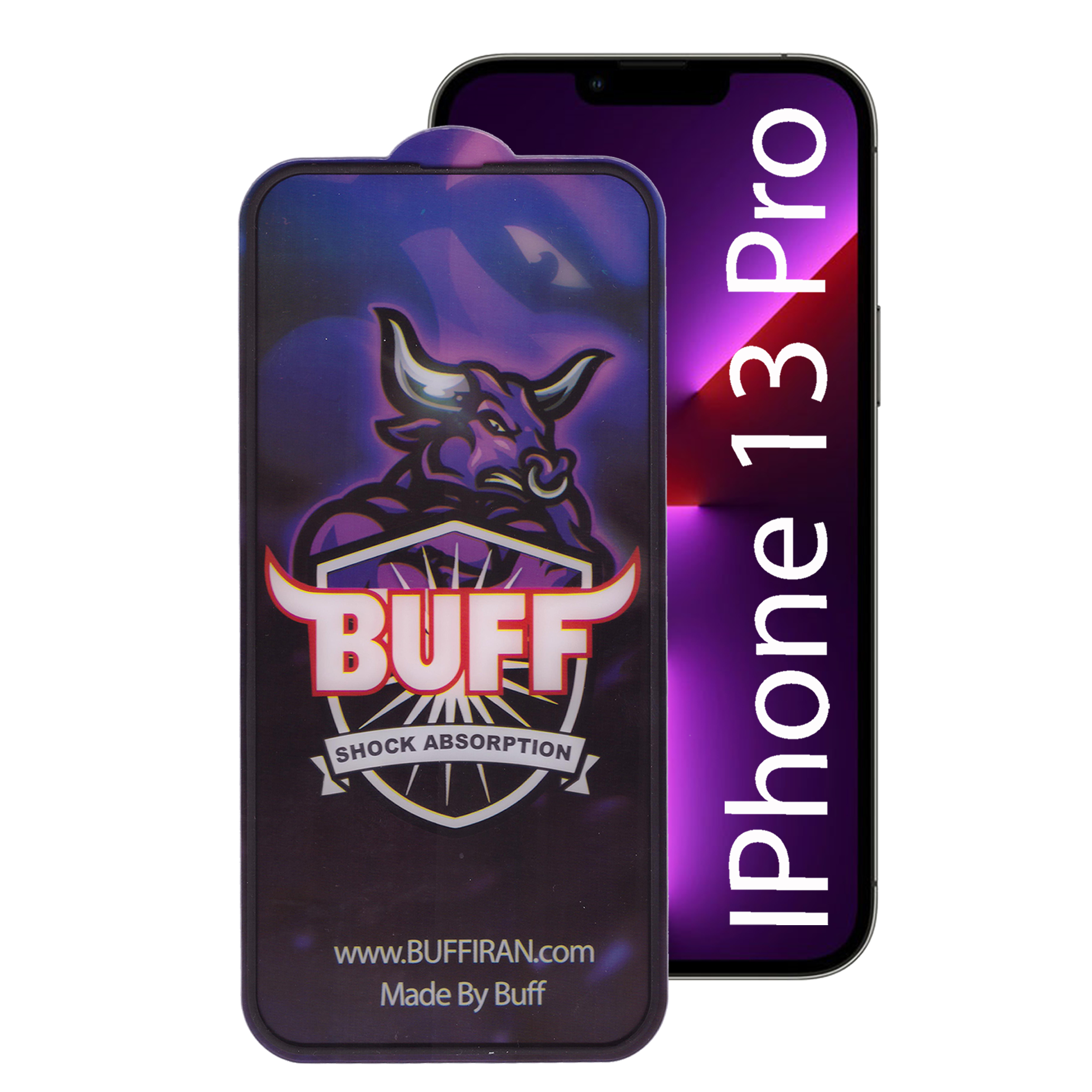 محافظ صفحه نمایش بوف مدل AirBag-Pro-G مناسب برای گوشی موبایل اپل Iphone 13 Pro