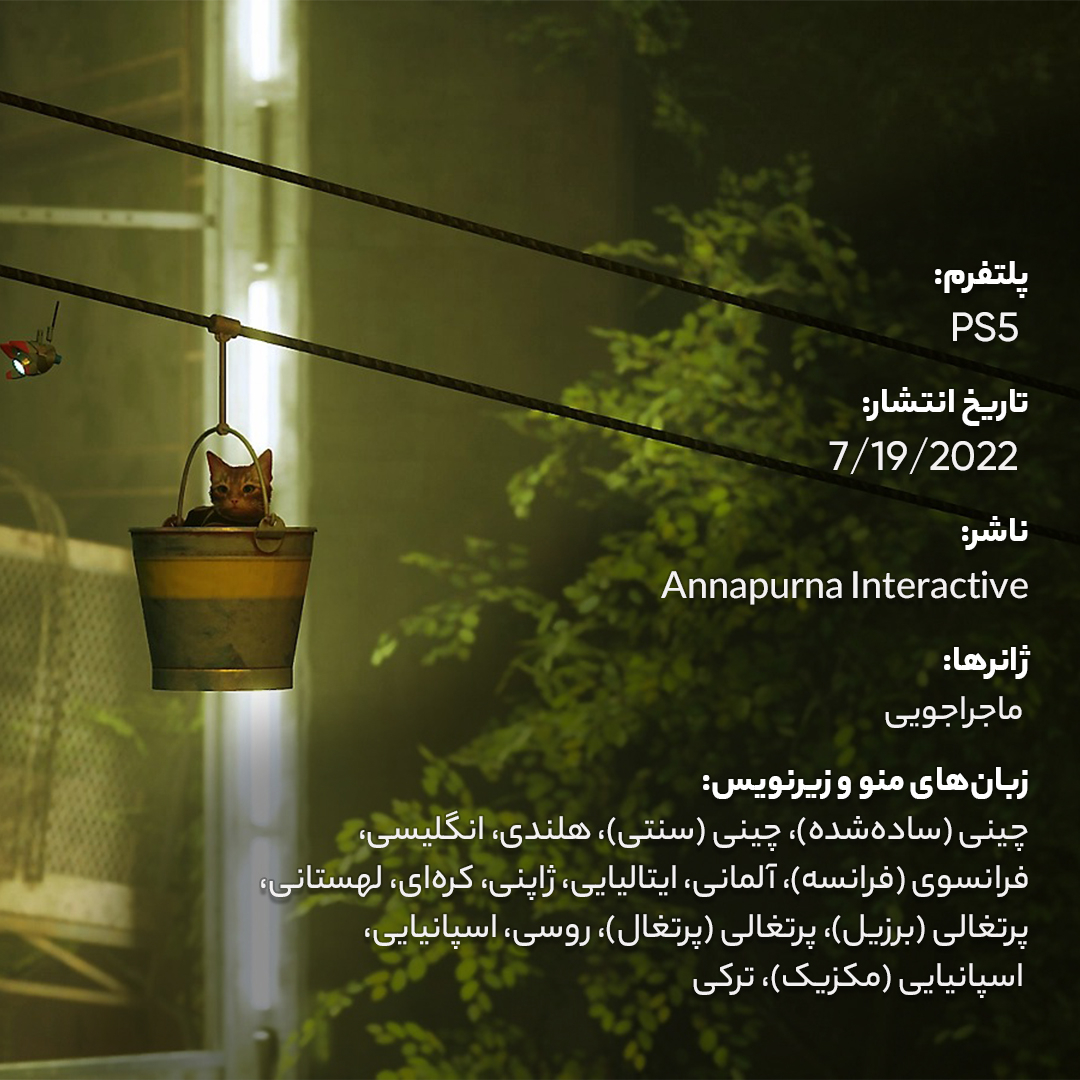 بازی Stray مخصوص PS5