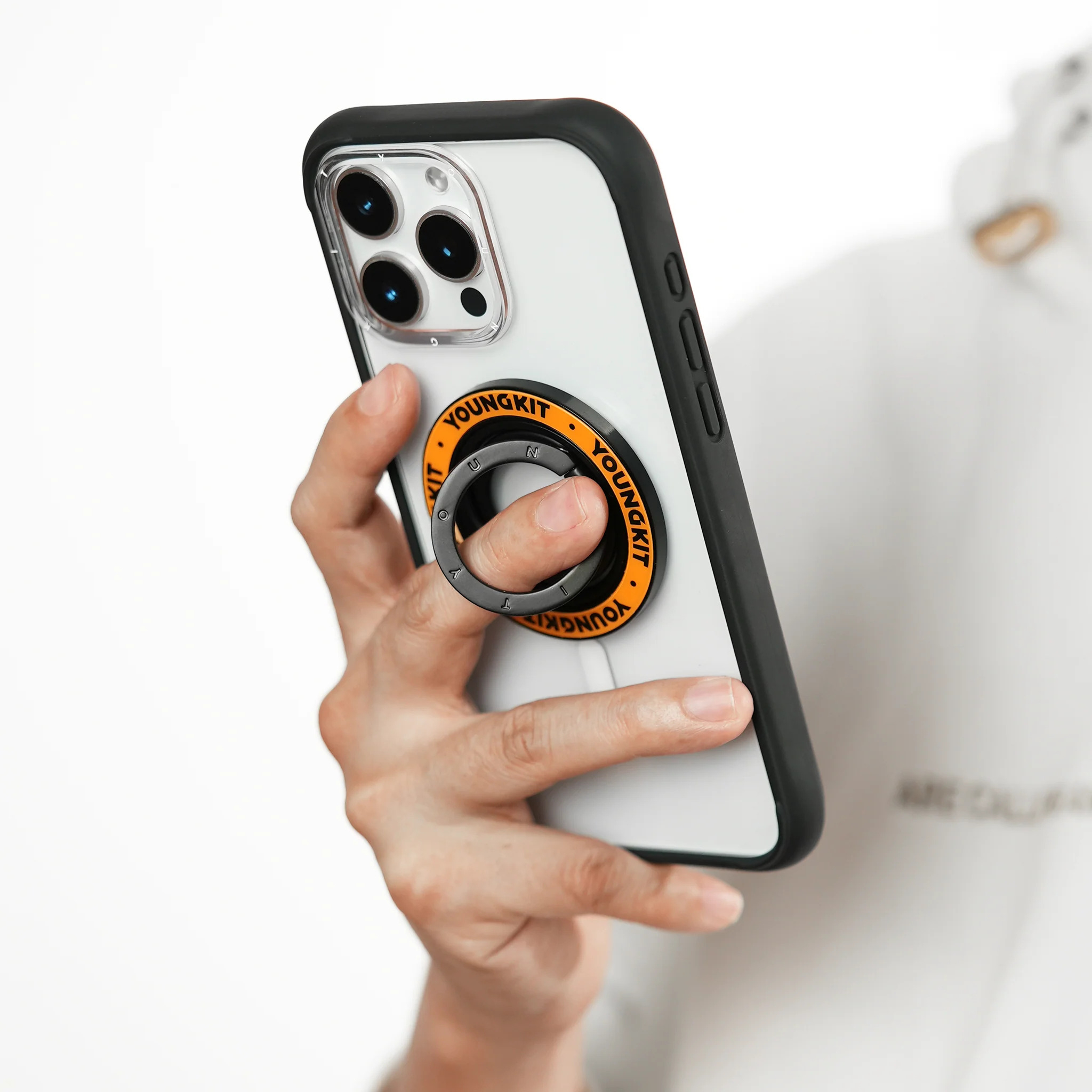 حلقه نگهدارنده گوشی موبایل یانگ کیت مدل Magnetic Ring Stand