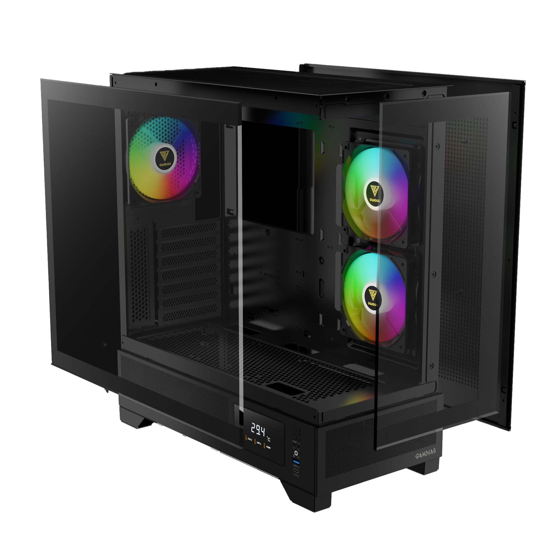 کیس کامپیوتر گیم دیاس مدل ATLAS M1
